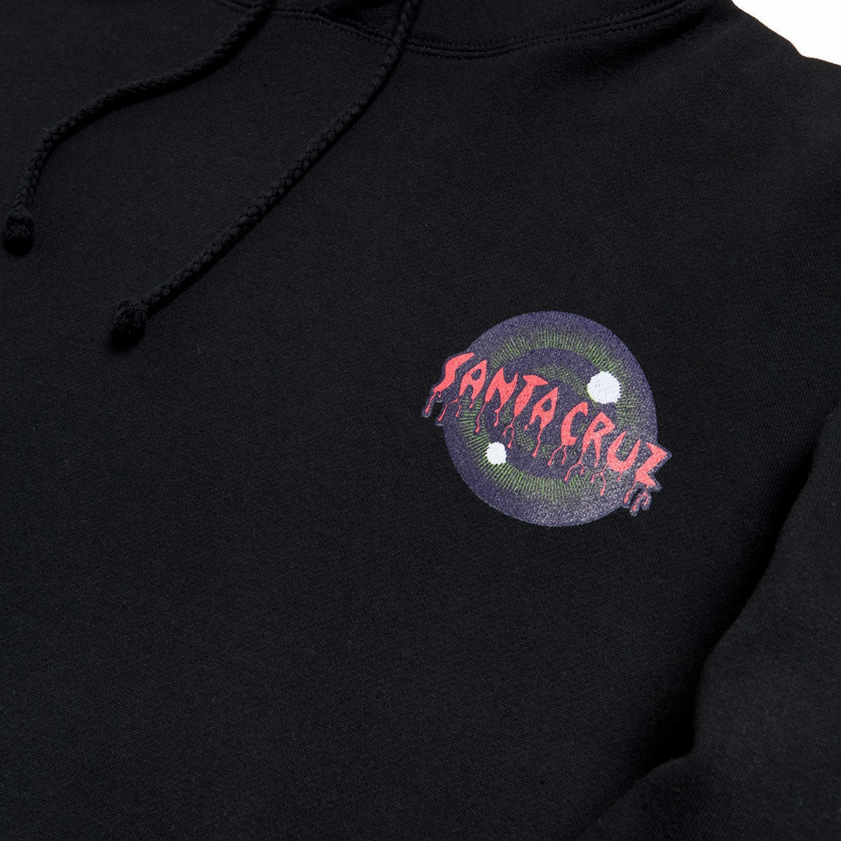 Santa Cruz Roskopp Iris Hoodie - Black Lightweight Warmth