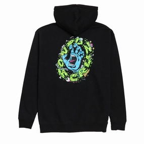 Santa Cruz Slime Scream Hoodie - Black country style