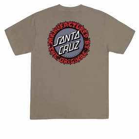 Comfort Apparel Santa Cruz Splatter MFG Dot T-Shirt - Prairie Dust