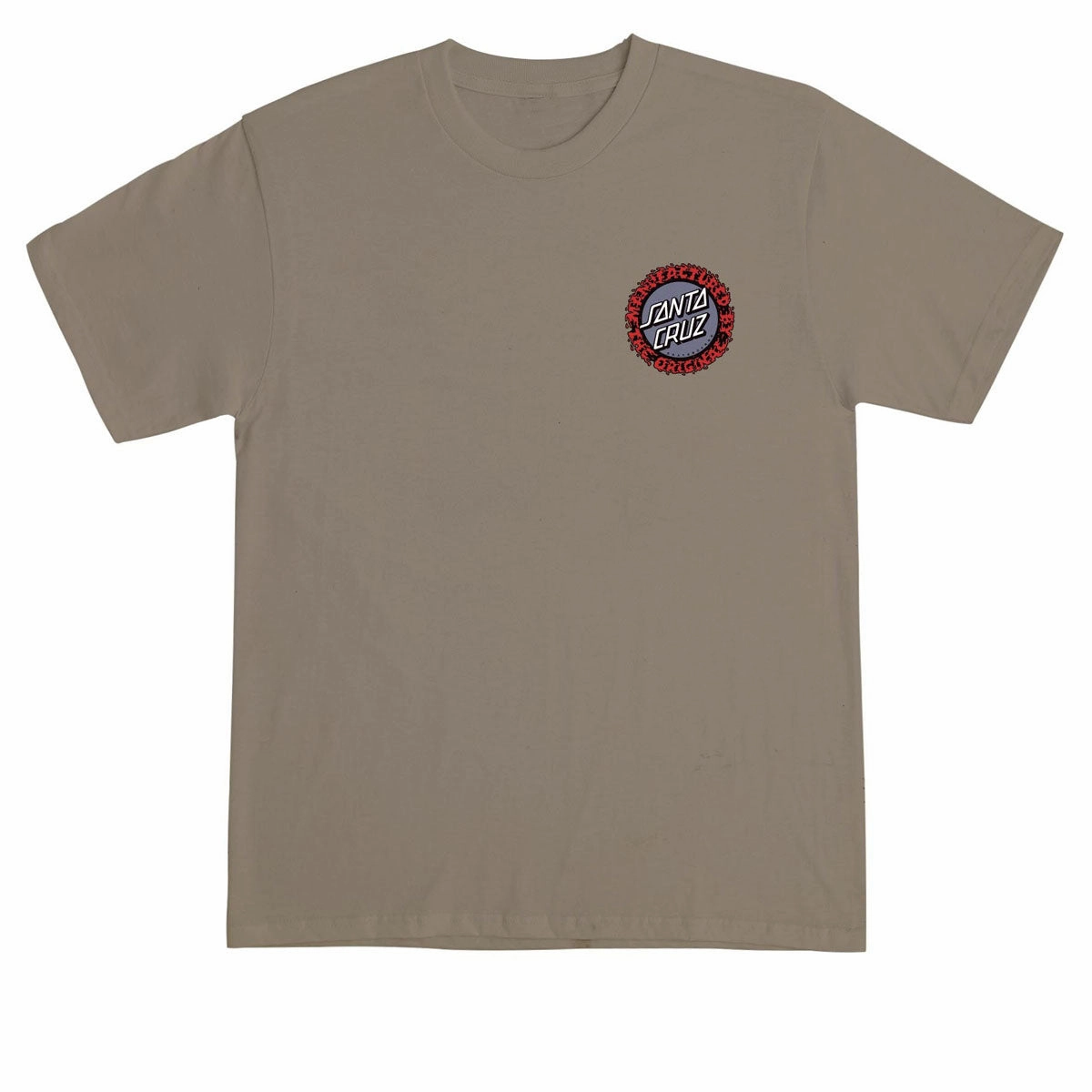 Santa Cruz Splatter MFG Dot T-Shirt - Prairie Dust Regular Fit Best Seller