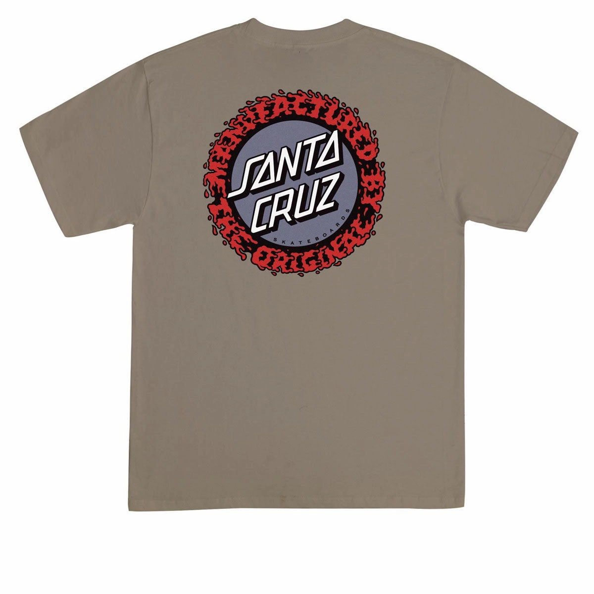 Comfort Apparel Santa Cruz Splatter MFG Dot T-Shirt - Prairie Dust