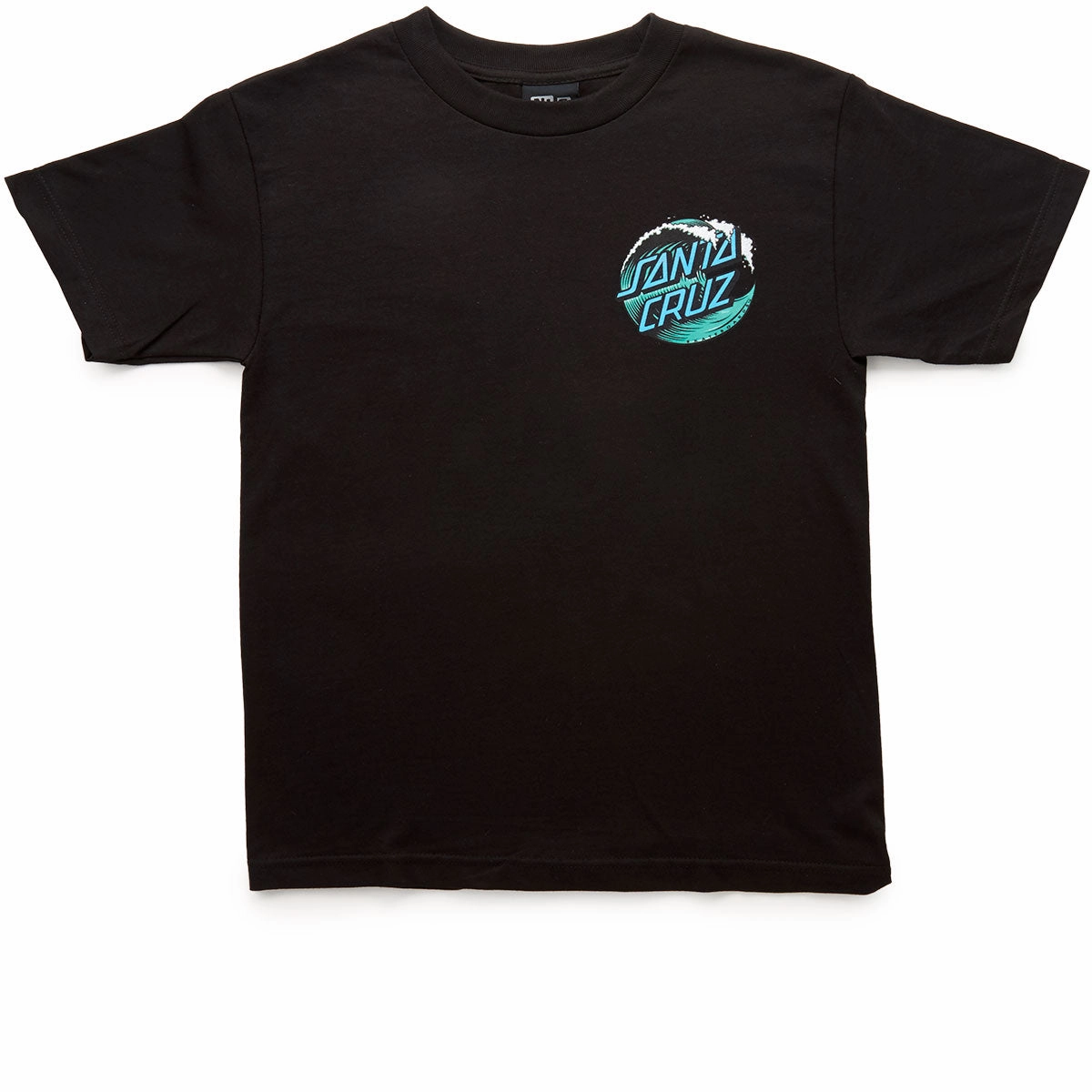 LongLastingColor Santa Cruz Wave Dot T-Shirt - Black