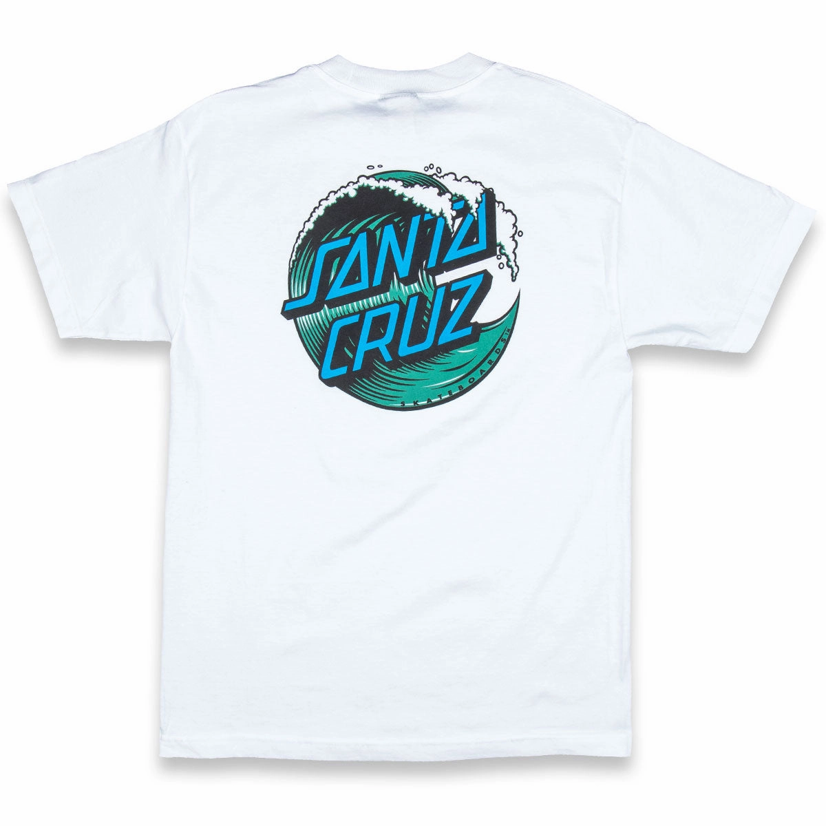 Santa Cruz Wave Dot T-Shirt - White Modern Outfit