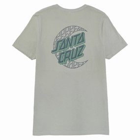 Reinforced Hems Santa Cruz Womens Imprint Moon Dot Relaxed T-Shirt - Thyme