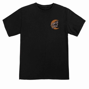 Good stretch Halloween Santa Cruz Womens Moon Dot Relaxed T-Shirt - Black