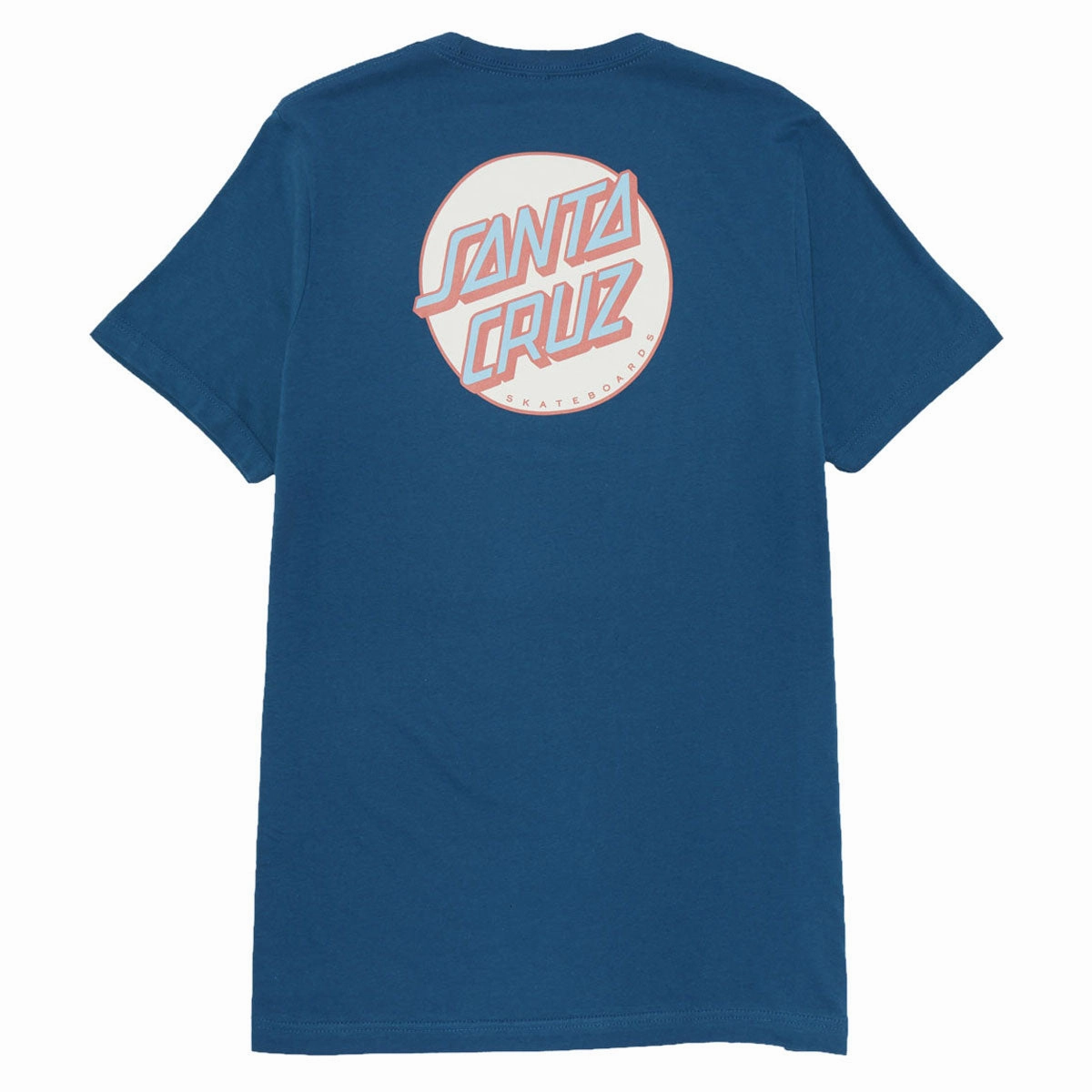 Oversized Fit Soft and breathable Santa Cruz Womens Other Dot Chest Relaxed T-Shirt - Deep Teal
