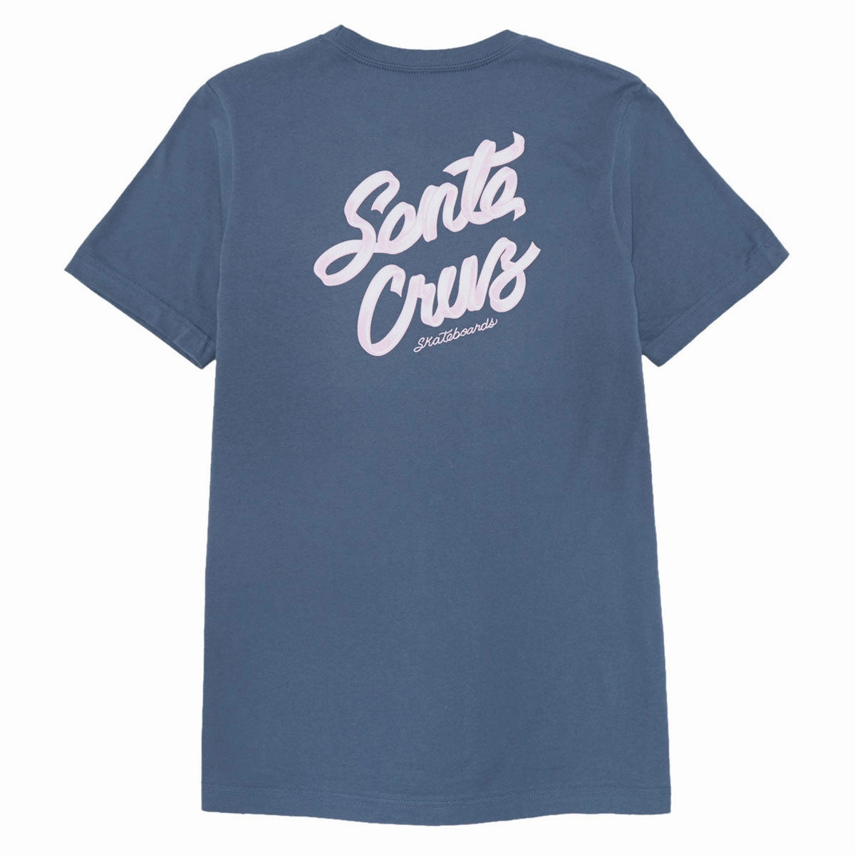 Santa Cruz Womens Ribbon Script Relaxed T-Shirt - Slate Breathable Layer