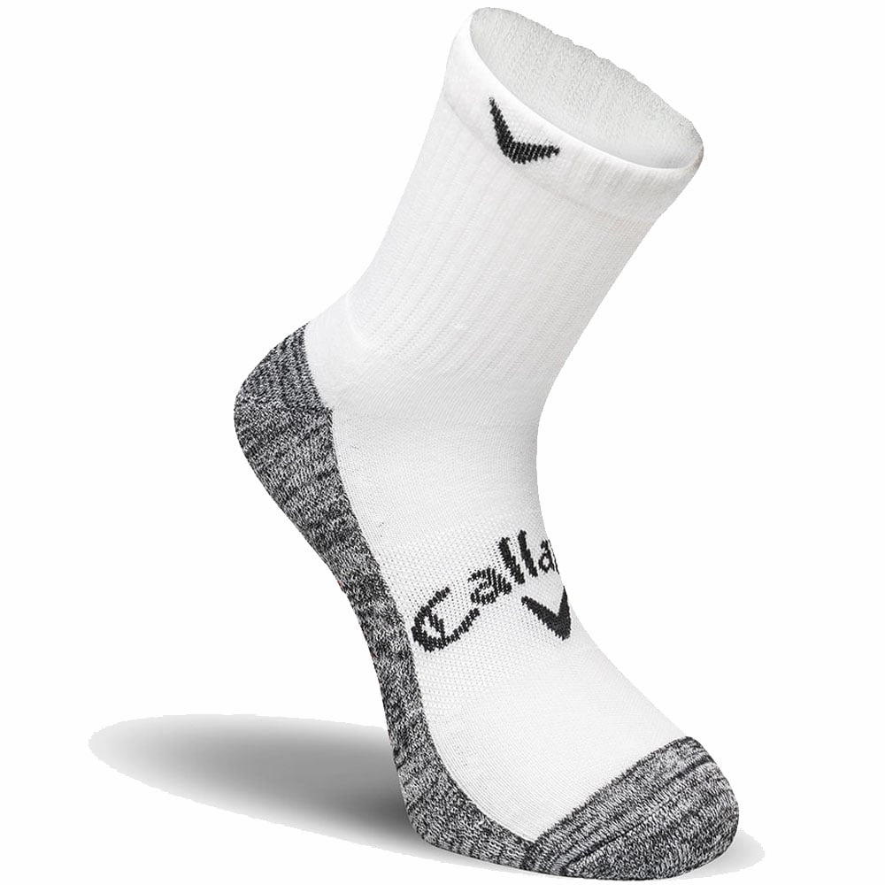 Coat abstract Callaway Opti-Dri Mid Length Socks - White