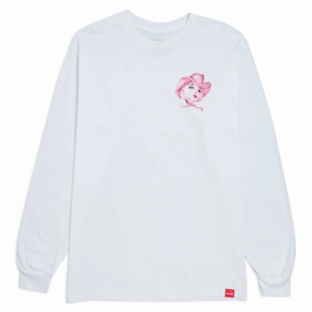 Quick-Drying Shirt Chocolate Dream Rodeo Long Sleeve T-Shirt - White