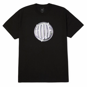 Versatile and Stylish HUF D Zone T-Shirt - Black