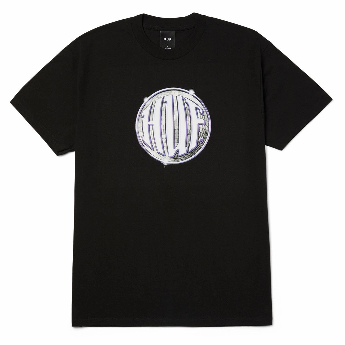 Versatile and Stylish HUF D Zone T-Shirt - Black