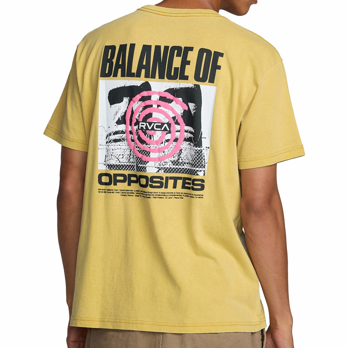 Ultimate Fit Unisex Core RVCA Easter Basket T-Shirt - Saffron