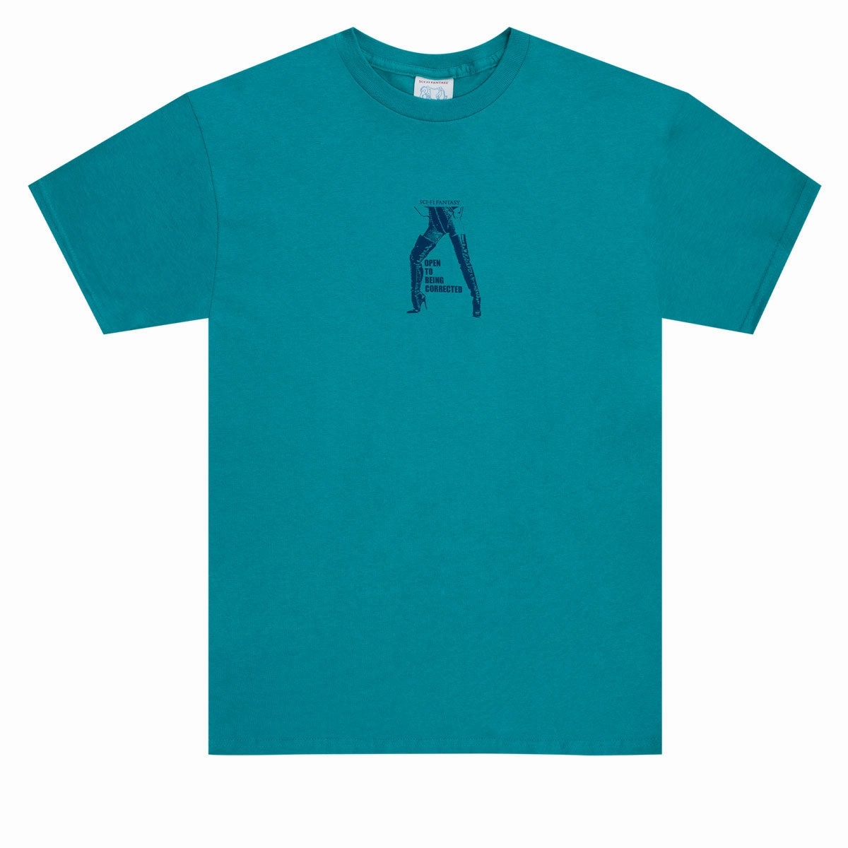 Sci-Fi Fantasy Open To Being Corrected T-Shirt - Jade Active Look