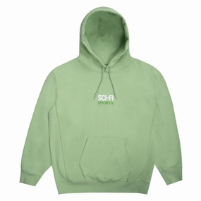 Sci-Fi Fantasy Sports Hoodie - Pistachio Black bear like Heat Reflective Coating