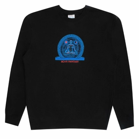 Classic Style Sci-Fi Fantasy Stargate Sweatshirt - Black