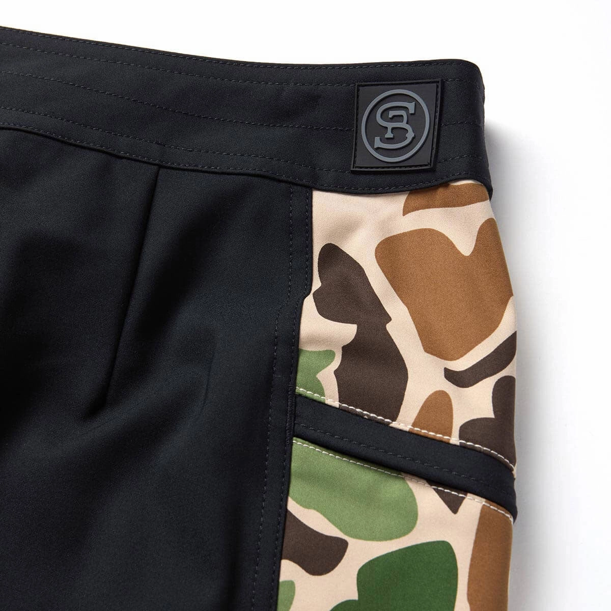 Flex Foam Inserts Feminine Cut Seager Capo Panel Boardshorts - Duck Camo