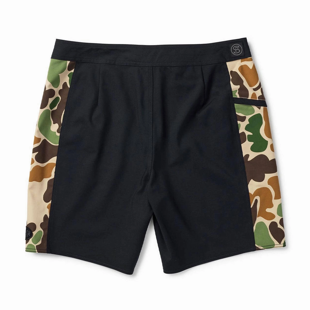 Seager Capo Panel Boardshorts - Duck Camo Quality Fabric
