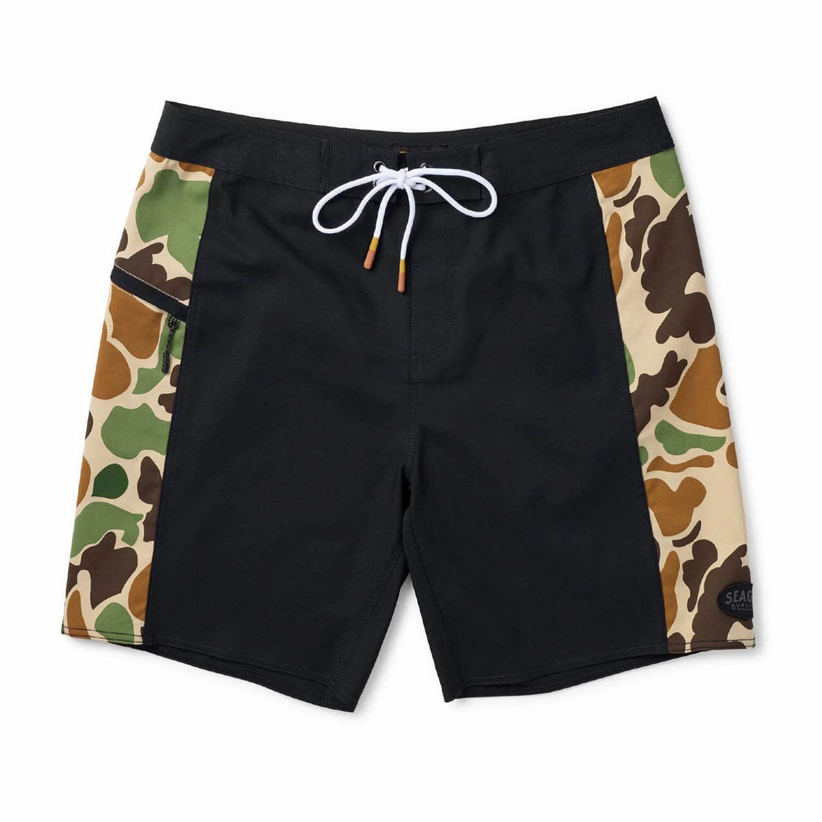 Seager Capo Panel Boardshorts - Duck Camo Comfort for All Lightweight Wear