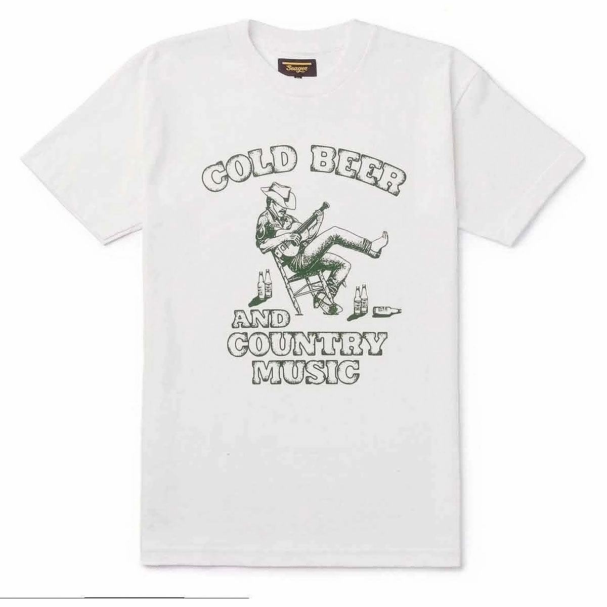 Seager Country Music T-Shirt - White Casual Choice