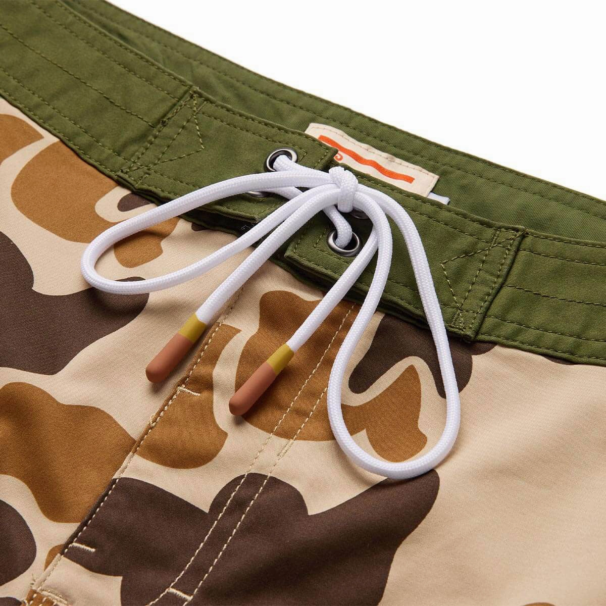 Minimal Stretch Fit Sleek Look Seager Goldmine Boardshorts - Duck Camo