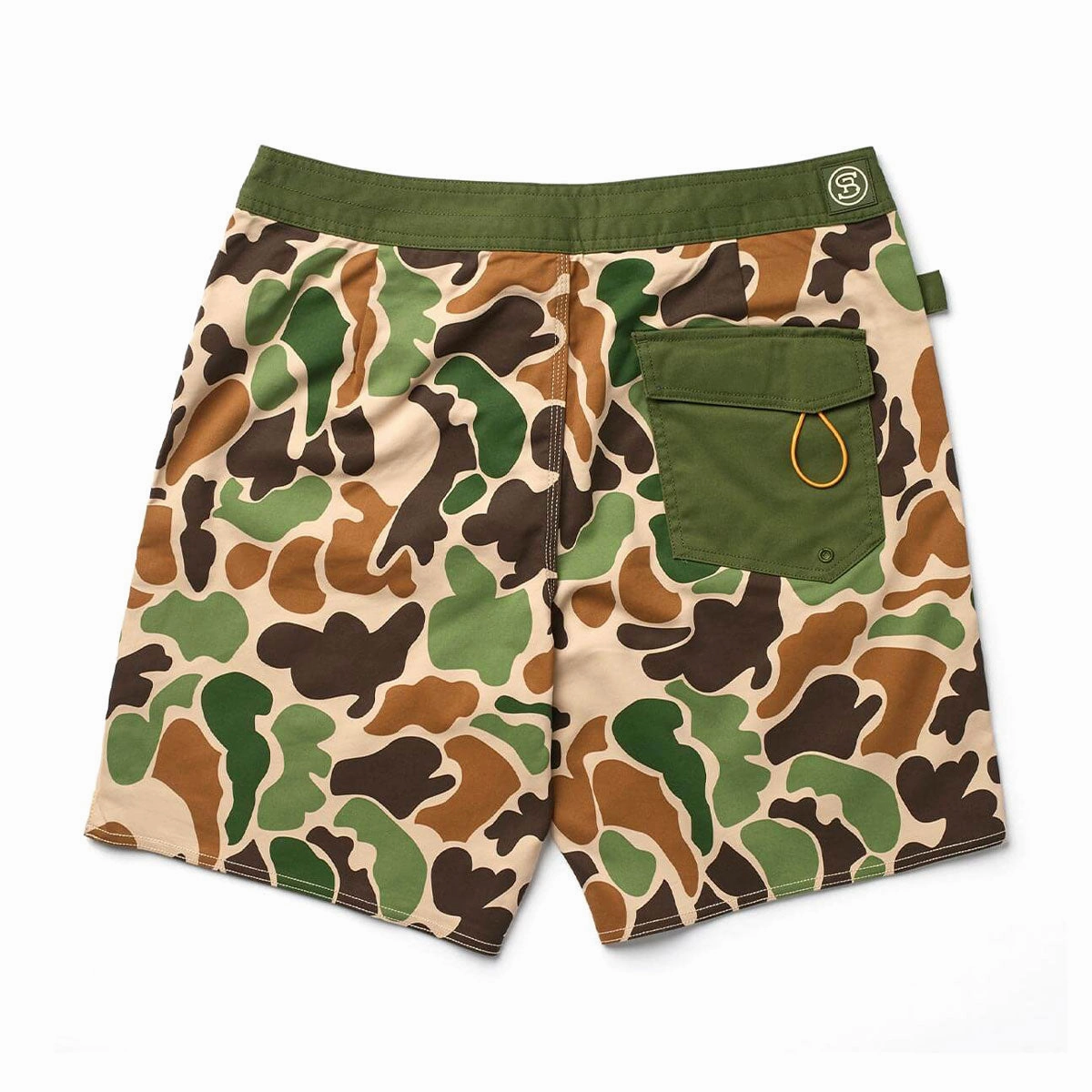 Seager Goldmine Boardshorts - Duck Camo Reinforced Stress Points Bold Waistband
