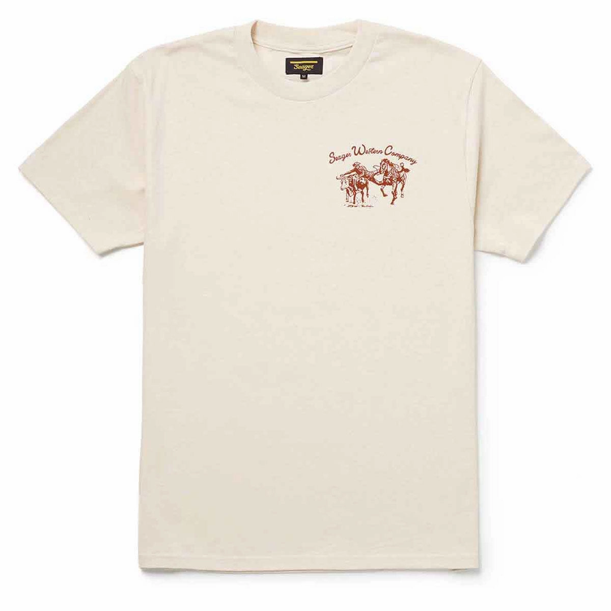Seager Los Rios T-Shirt - Vintage White High Density Weave