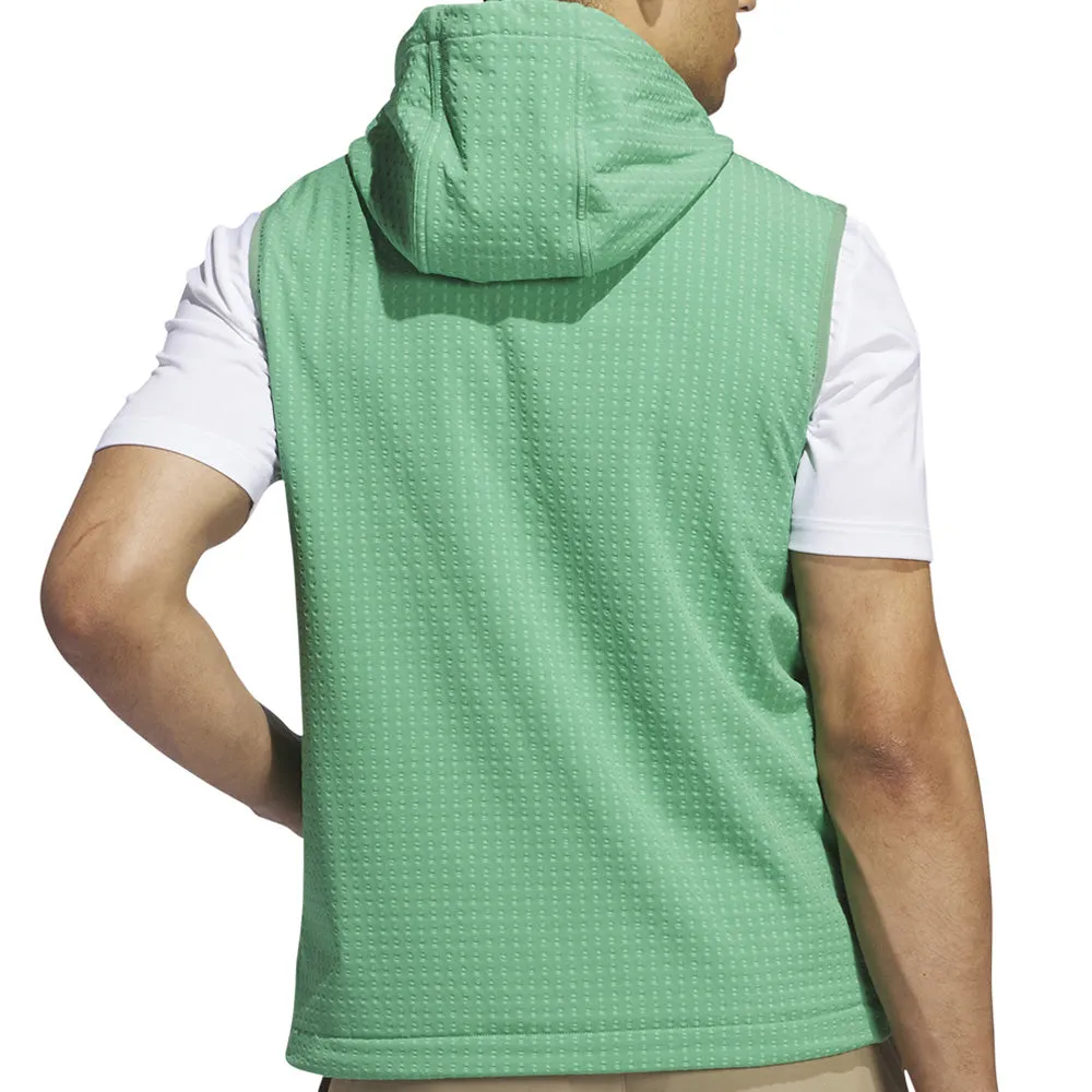 adidas Ultimate365 Tour WIND.RDY 1/2 Zip Vest - Preloved Green Flexible popular in mountainous areas