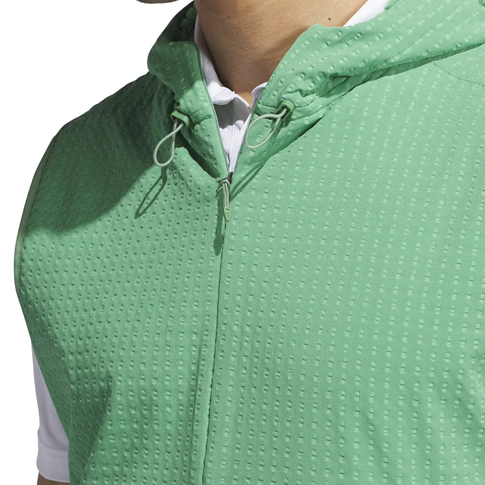 adidas Ultimate365 Tour WIND.RDY 1/2 Zip Vest - Preloved Green Comfort Stretch inadequate