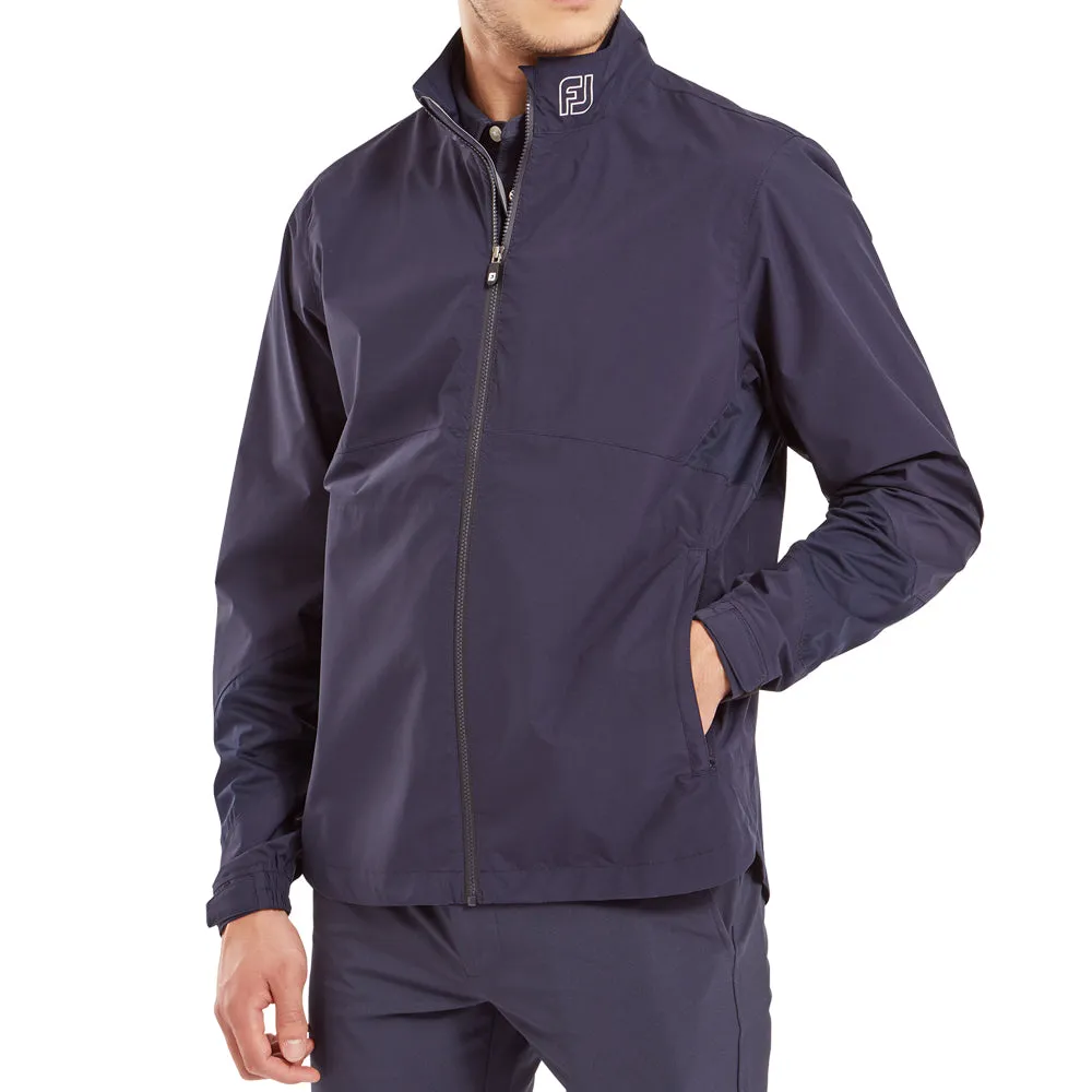 FootJoy HydroLite X Waterproof Jacket - Navy Rubberized Zippers Stretch Comfort Design