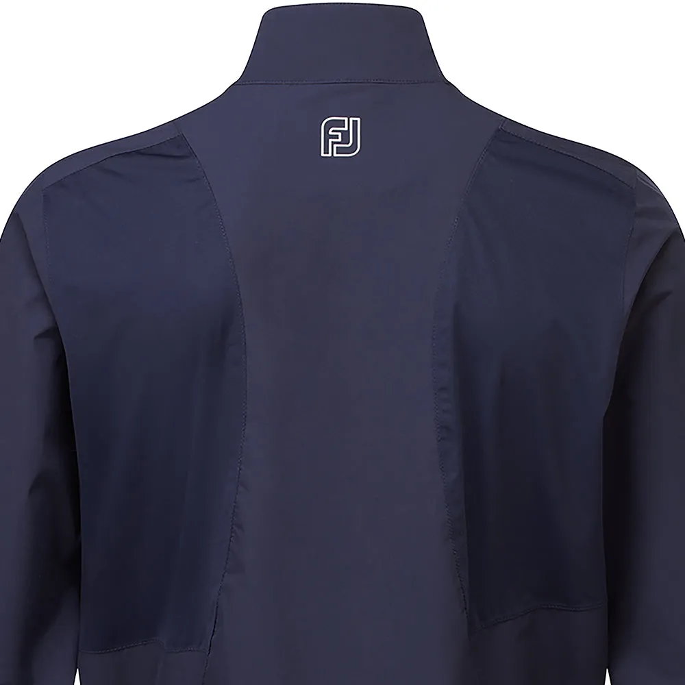 Heavy Duty Buckle NonRestrictive Movement Design FootJoy HydroLite X Waterproof Jacket - Navy