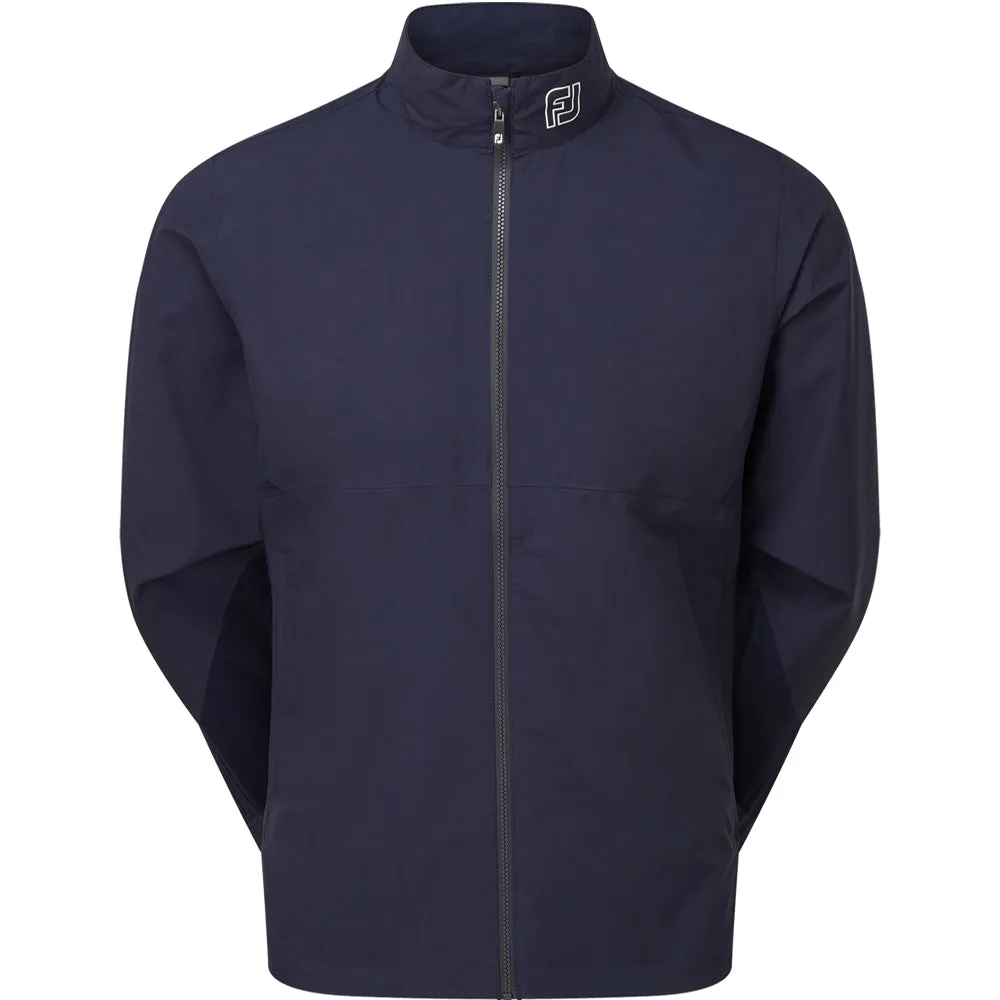 FootJoy HydroLite X Waterproof Jacket - Navy Seamless Street Fit High Visibility Trim