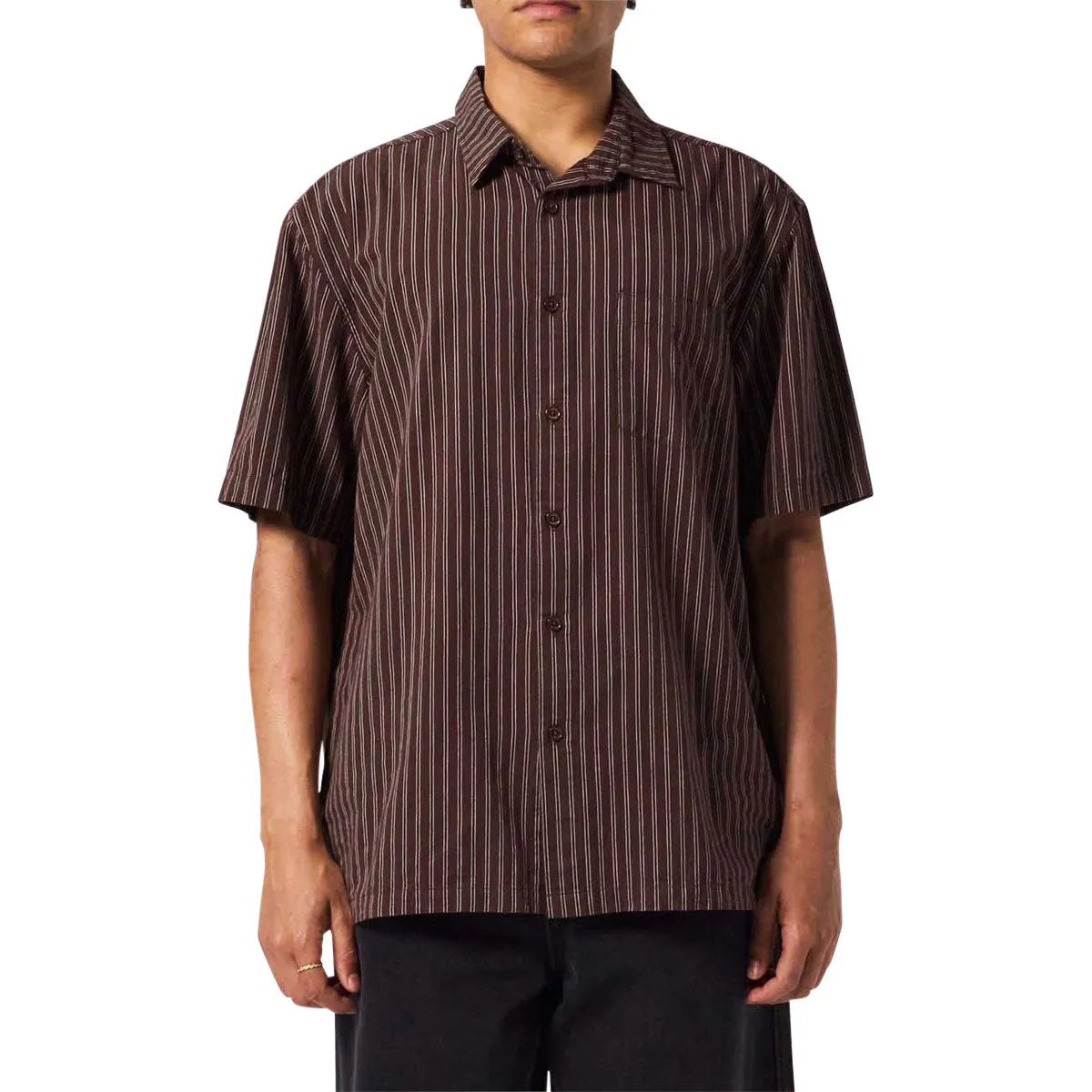 Spring Break Former Reynolds Stripe Shirt - Brown