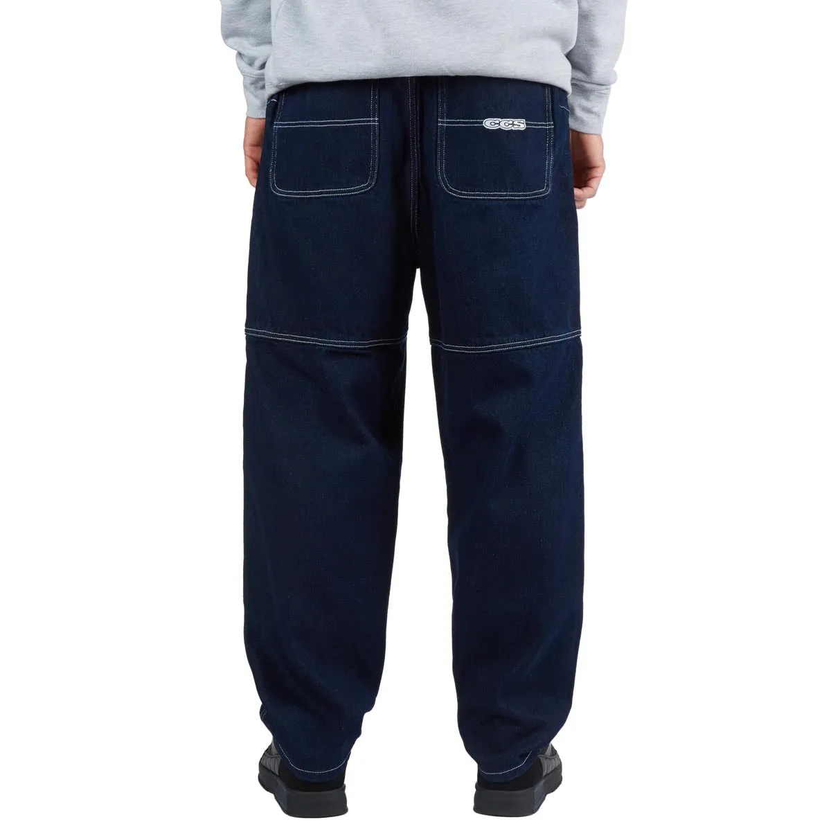 Cozy Fit CCS 4x4 Reinforced Baggy Taper Denim Jeans - Overdyed Navy