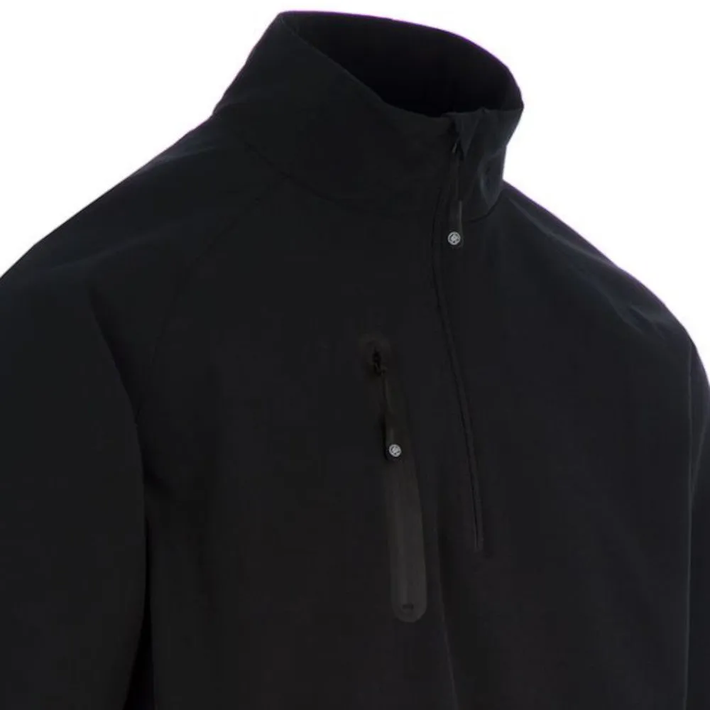 ProQuip Gents Pro Tech Short Sleeve Wind Jacket - Black Abrasion Proof Edging QuiltedPattern