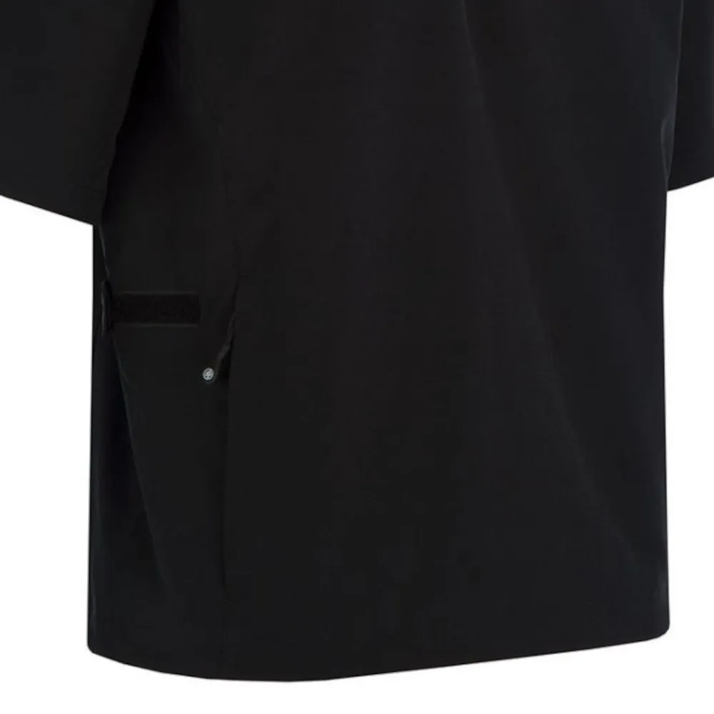 ProQuip Gents Pro Tech Short Sleeve Wind Jacket - Black Mesh Lining Runway Inspired