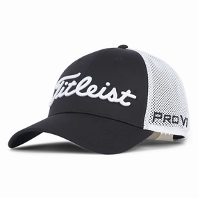 Titleist Tour Performance Mesh Cap - Black/White Chic Street Chill Mode