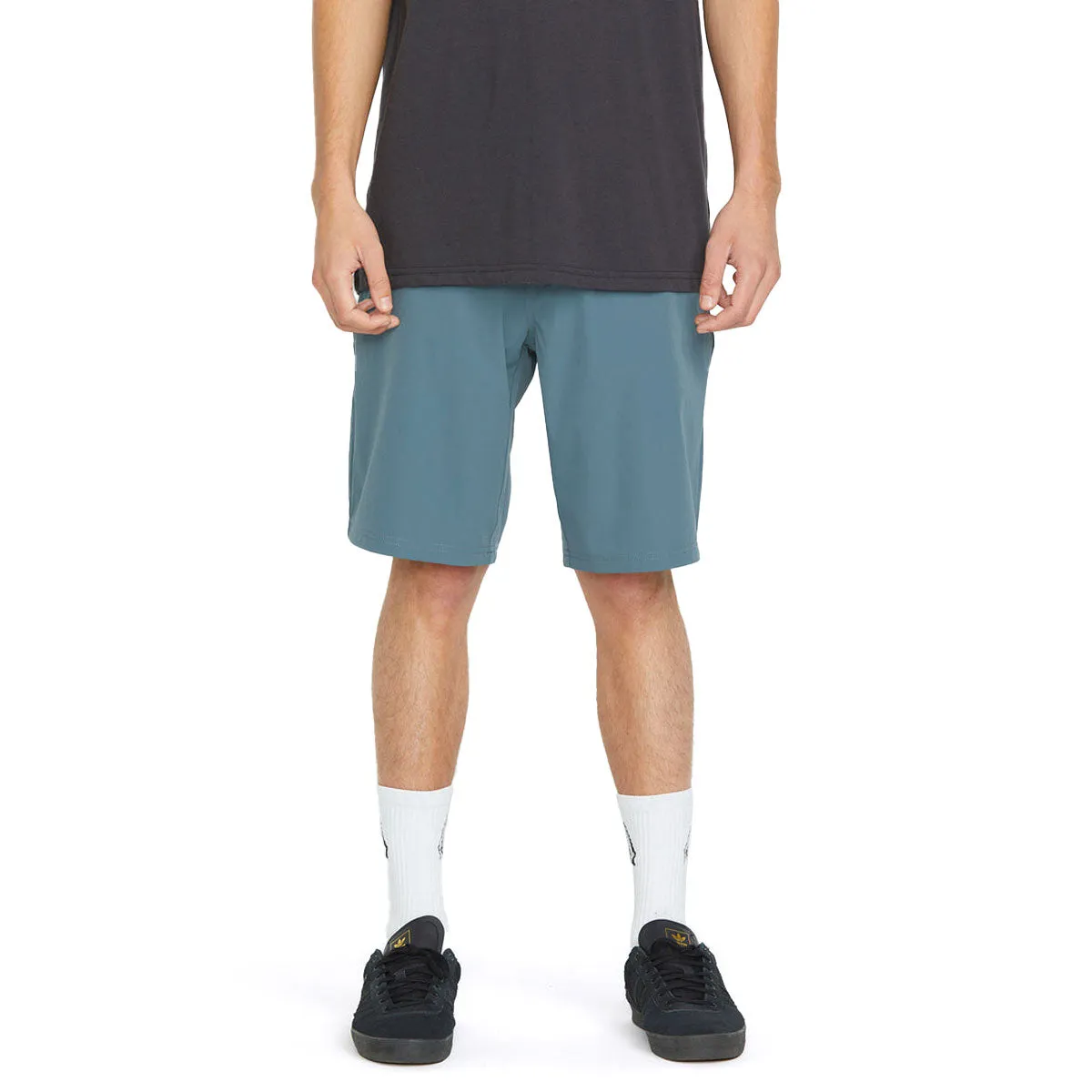 Volcom Frickin Cross Shred 20 Shorts - Dark Slate wrinkle - resistant