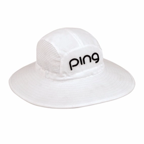 Ping Ladies Boonie Sun Hat - White Adventure Mode Urban Essential