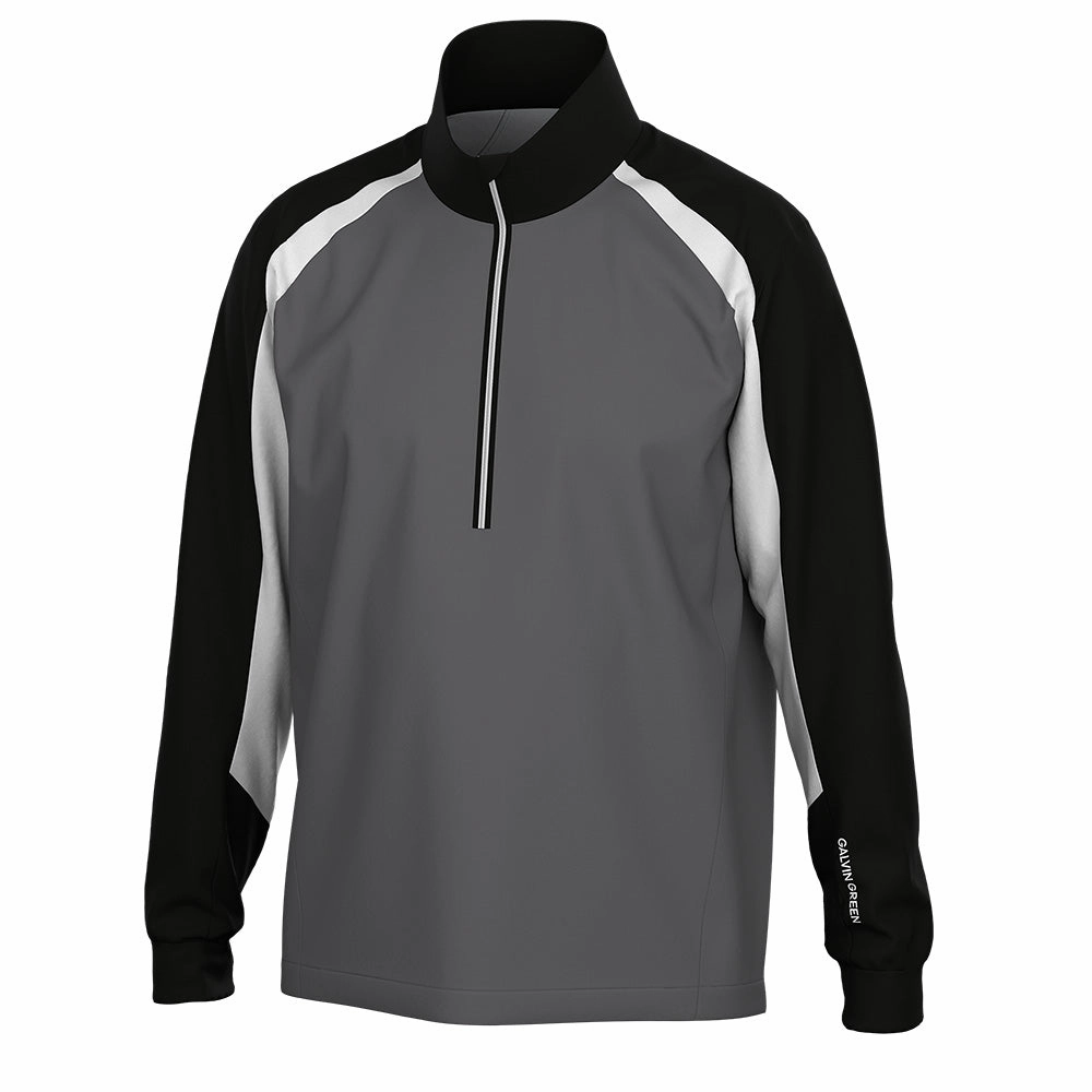Galvin Green Laurent Windproof Pullover Jacket - Forged Iron/Black product mass produced efficiency Home Comfort
