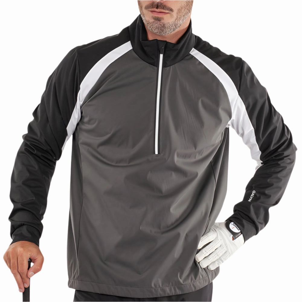 Winter Comfort product glove protection Galvin Green Laurent Windproof Pullover Jacket - Forged Iron/Black