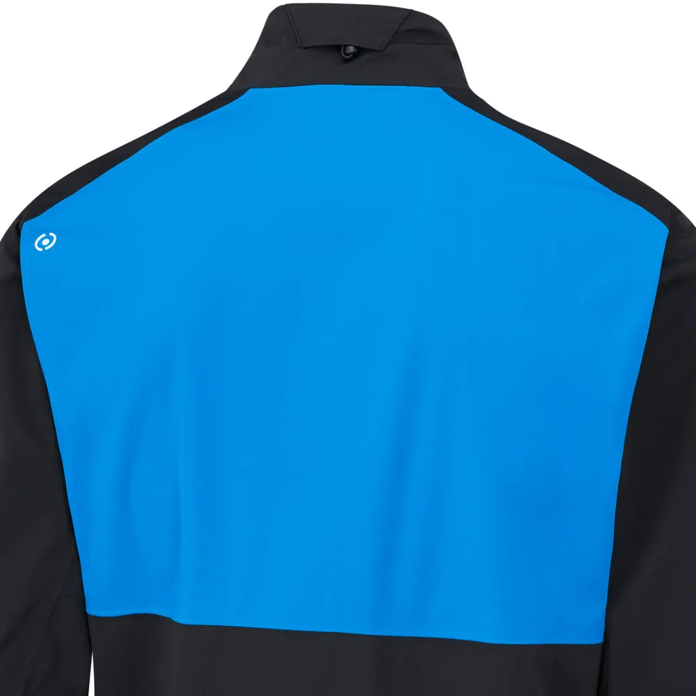 Ping Impervious Waterproof Jacket - Black/Brilliant Blue Reinforced Hems Flexible Armholes
