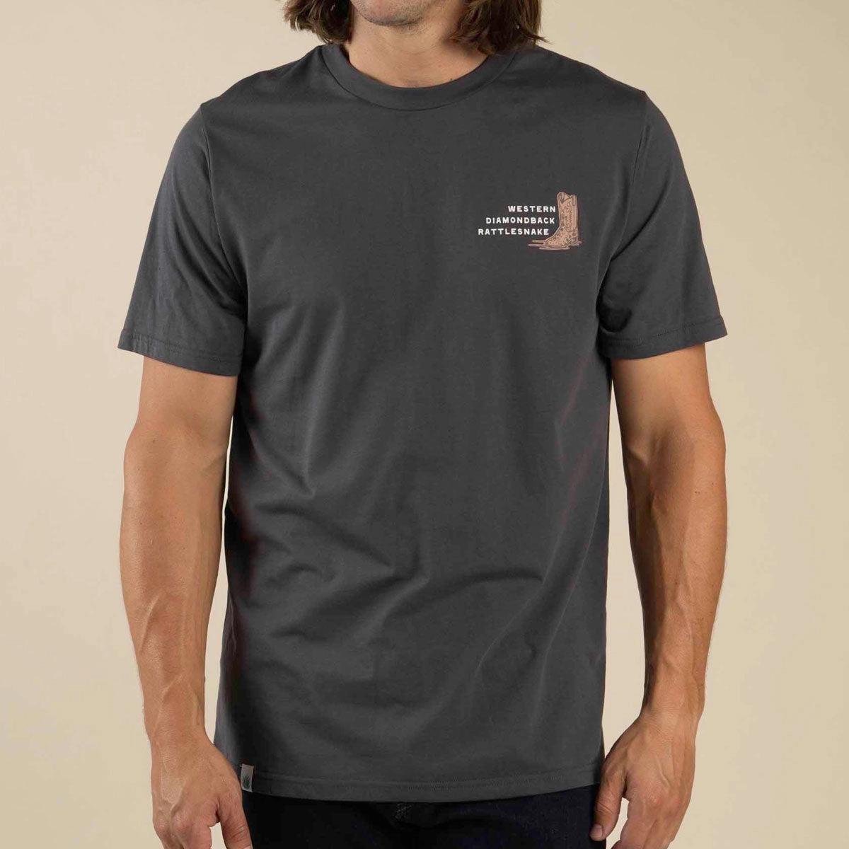spring fashion Sendero Rattlesnake T-Shirt - Vintage Black