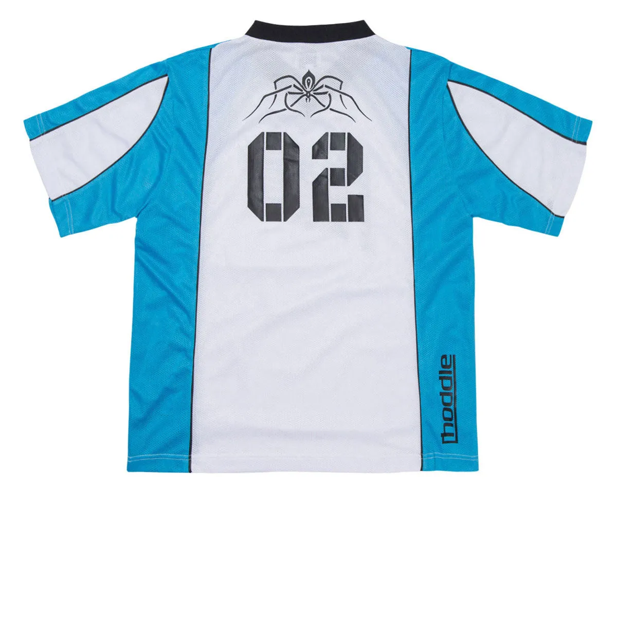 Soft Touch Hoddle Spider Football Jersey - Blue/White