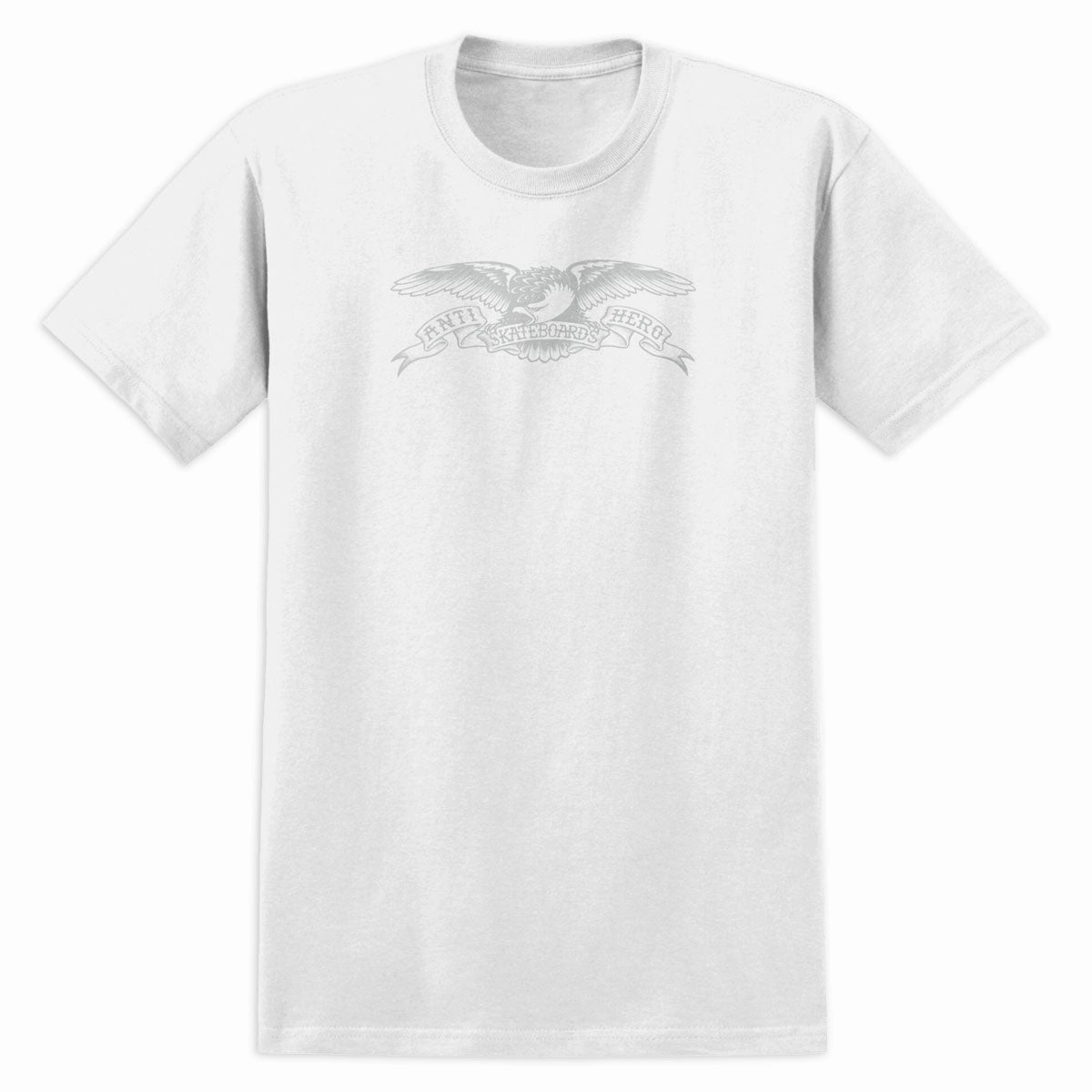 brandable Anti-Hero Basic Eagle T-Shirt - White/Grey