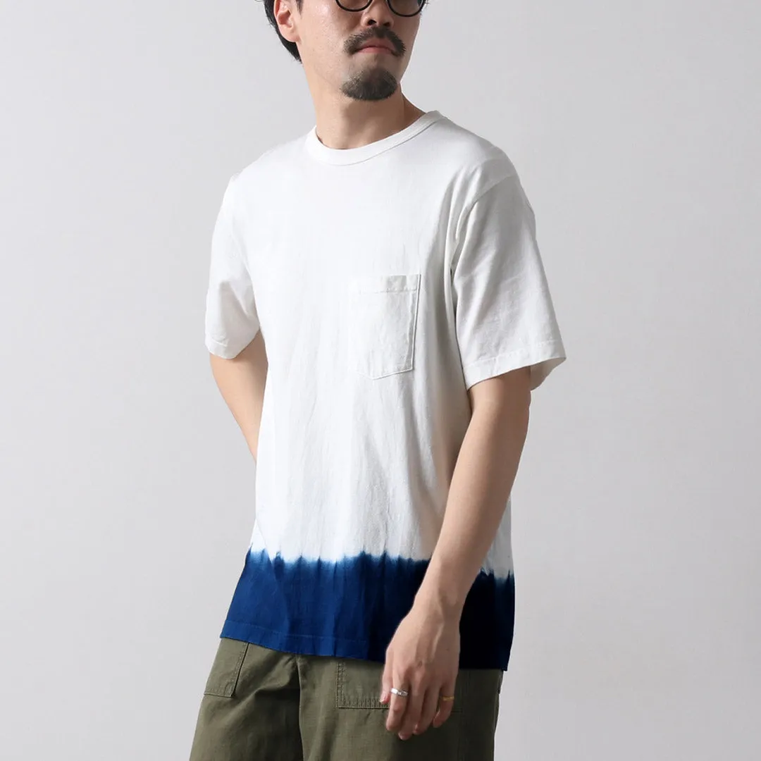 SEUVAS / Indigo T-shirt Comfortable Touch Quick Dry Fabric
