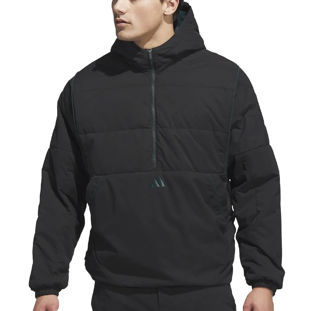 adidas Beyond Twistweave Half-Zip Filled Loose Jacket - Black Clean Outer