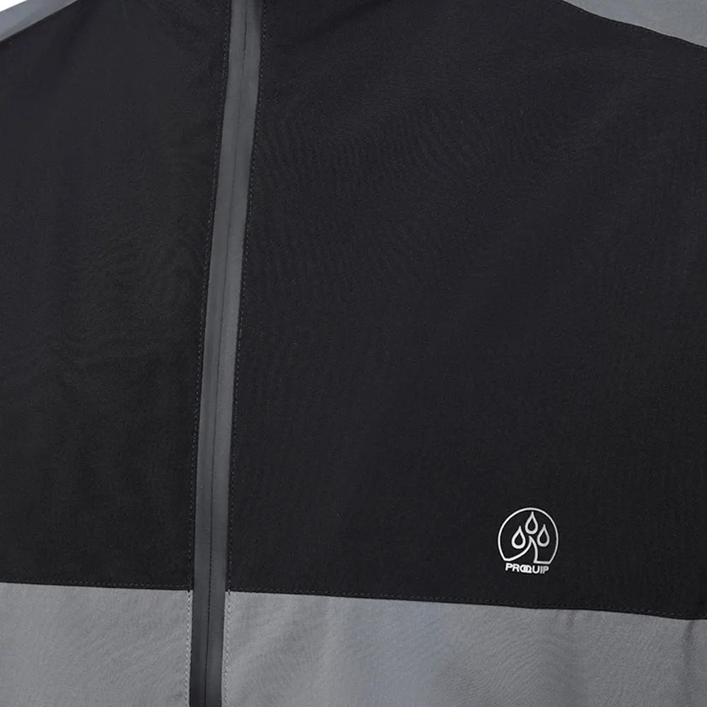 ProQuip Windermere Waterproof Jacket - Black/Grey Street Look windproof