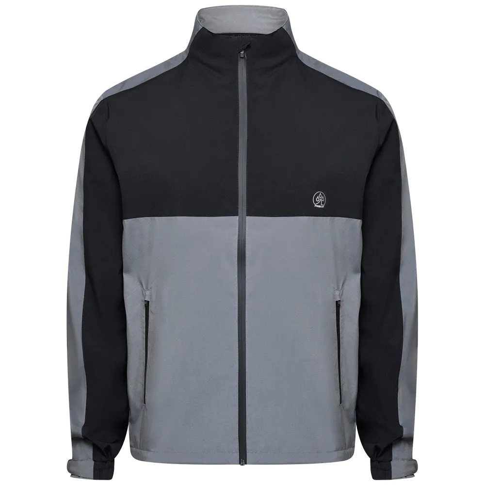 ProQuip Windermere Waterproof Jacket - Black/Grey Wind Resistant