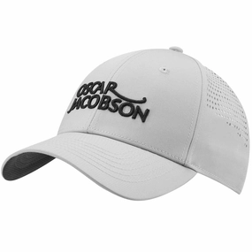 Checkered Style Smart Look Oscar Jacobson Maddox Cap - Light Grey/Pewter