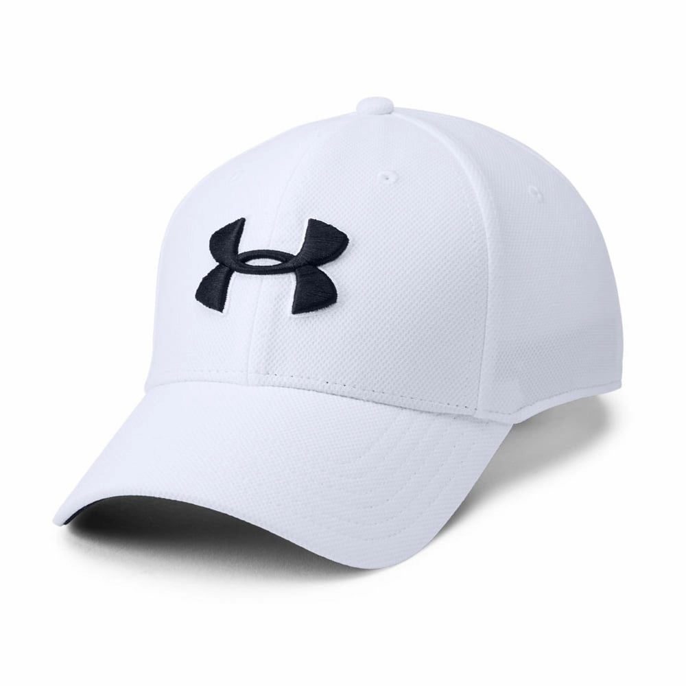 Neutral Tone Fit Focus Under Armour Men's Blitzing 3.0 Cap - White